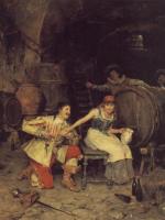 Federico Andreotti - Flirtation in the Wine Cellar